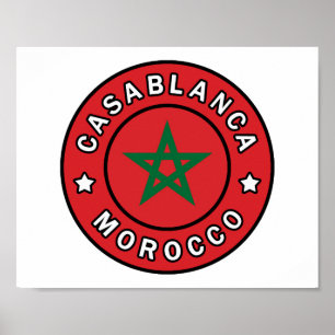Casablanca Morocco Poster