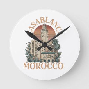 casablanca morocco round clock