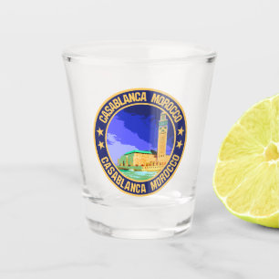 Casablanca Morocco Shot Glass