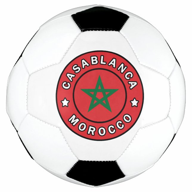Casablanca Morocco Soccer Ball (Front)
