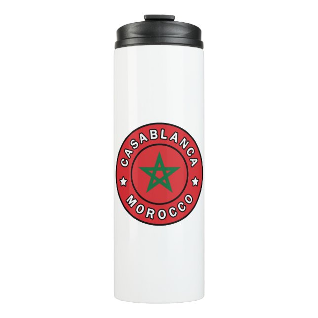 Casablanca Morocco Thermal Tumbler (Front)