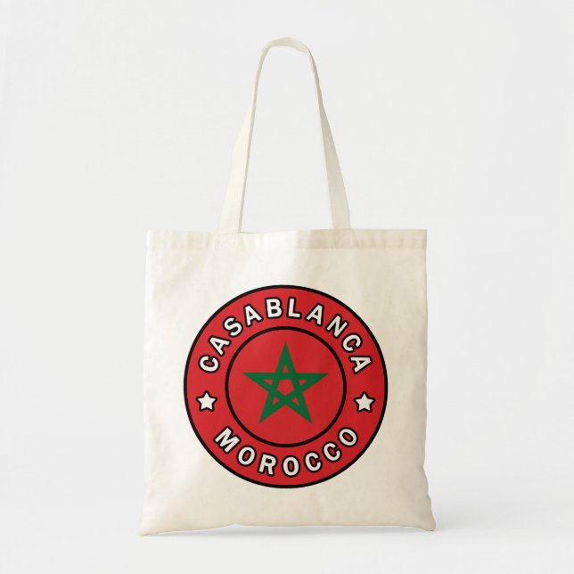 Casablanca Morocco Tote Bag (Front)