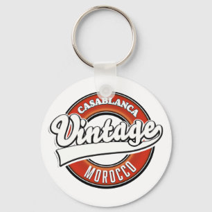 Casablanca Morocco Vintage logo Key Ring