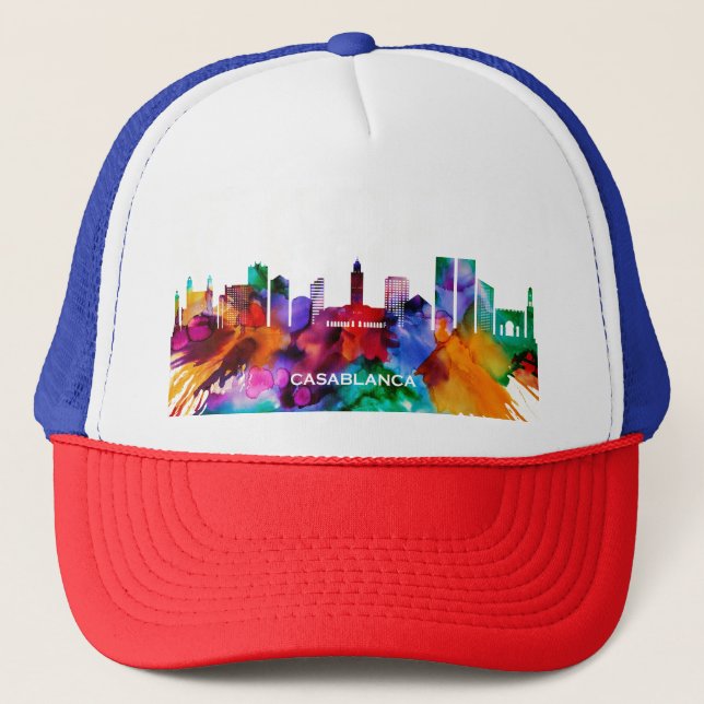 Casablanca Skyline Trucker Hat (Front)