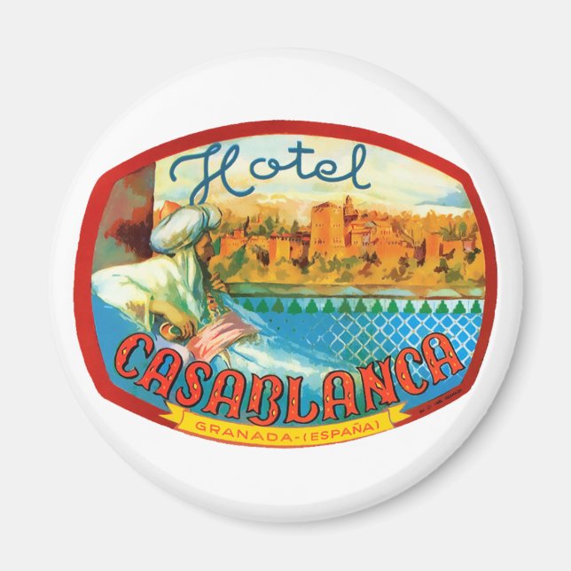 CasablancaHotel Magnet (Front)