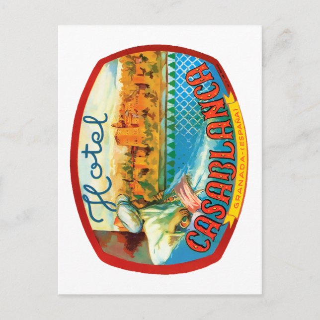 CasablancaHotel Postcard (Front)