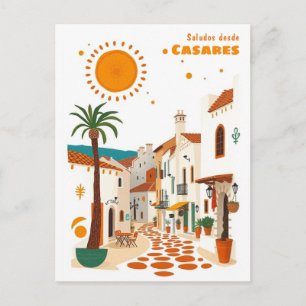 Casares spain holiday Málaga Postcard