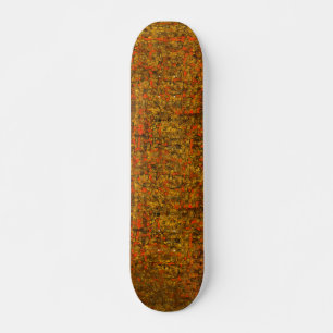 Casca de árvore virtual, com tons de living coral skateboard