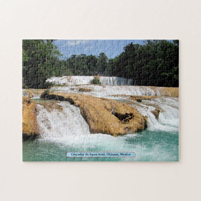 Cascadas de Agua Azul, Chiapas, Mexico Jigsaw Puzzle (Horizontal)