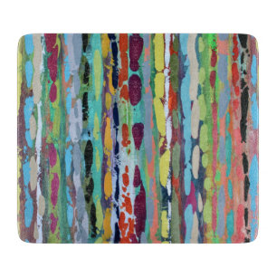 Cascade 2 6 x 7 Deco Glass Cutting Board