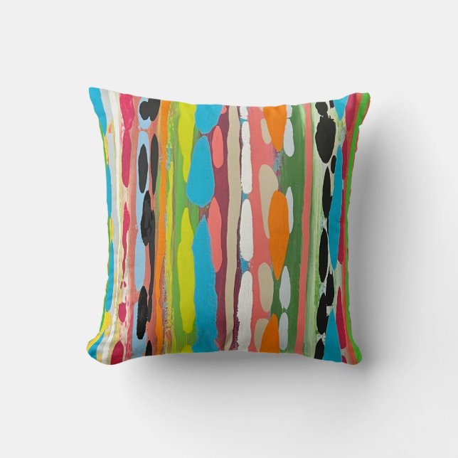 Cascade 4 16 x 16 Poly Throw Pillow (Front)