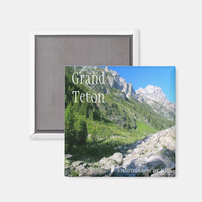 Cascade Canyon, Grand Teton National Park Magnet (Front/Back)