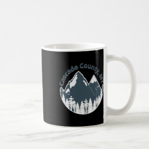 Cascade County Mt Mountains Hiking Climbing Campin Coffee Mug