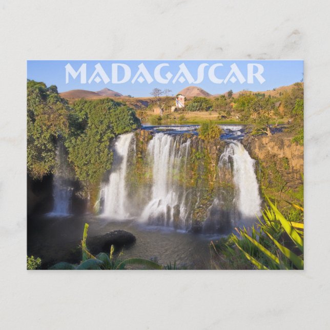 Cascade d'Ampefy, Madagascar Postcard (Front)