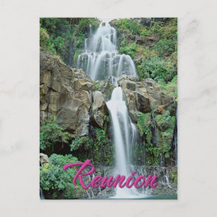 Cascade des Aigrettes Saint Gilles Réunion Postcard