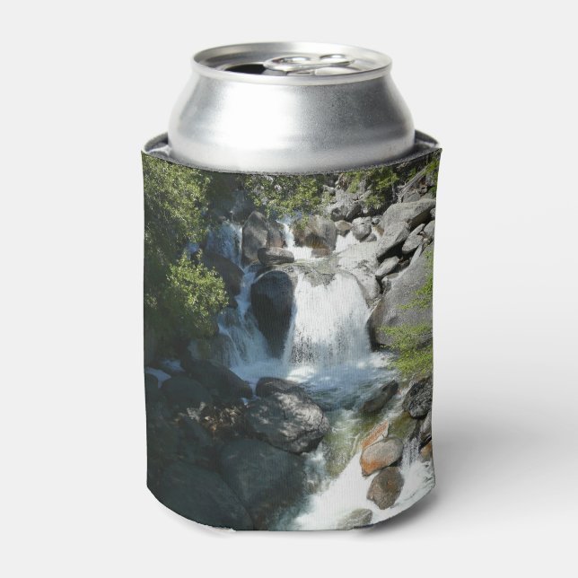 Cascade Falls at Yosemite National Park Can Cooler (Can Front)