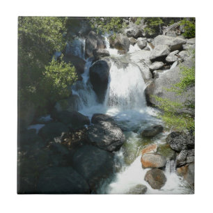 Cascade Falls at Yosemite National Park Ceramic Tile
