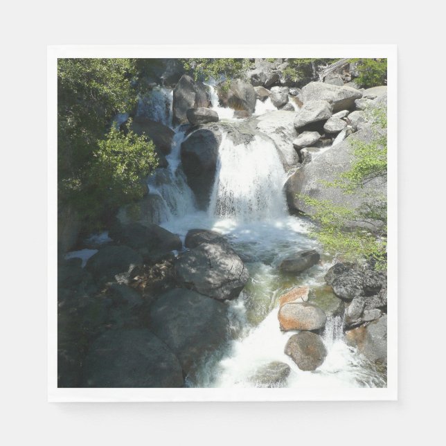 Cascade Falls at Yosemite National Park Napkin (Front)