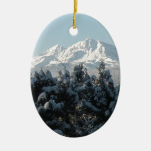 Cascade Holiday Ceramic Tree Decoration