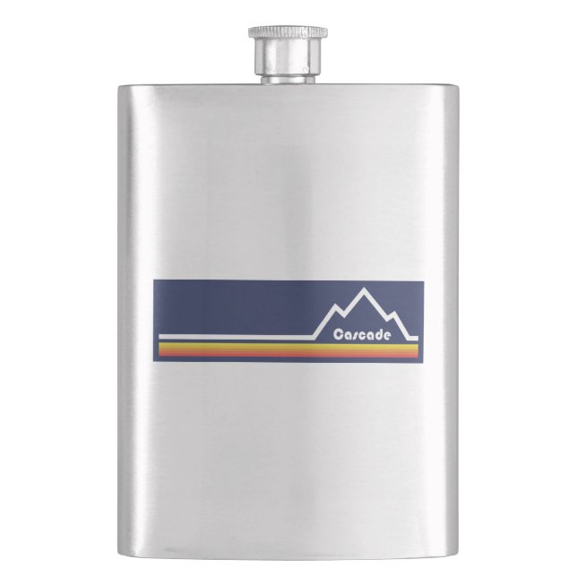 Cascade Idaho Hip Flask (Front)