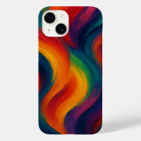 Cascade iPhone Case – Vibrant Painterly Art Gift