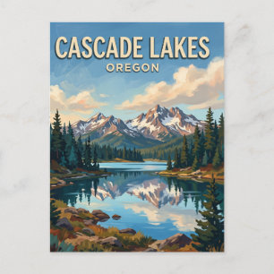 Cascade Lakes Scenic Byway Oregon Postcard