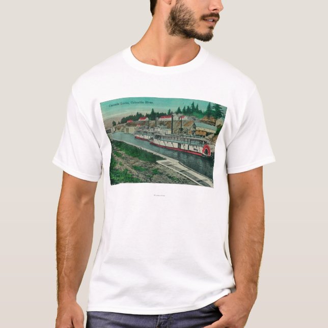 Cascade Locks on the Columbia River T-Shirt (Front)