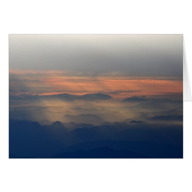 Cascade Mountains at Sunset (Front Horizontal)