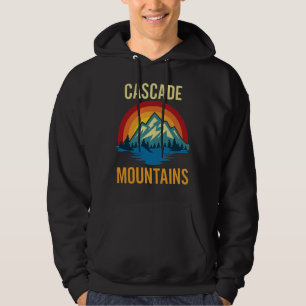 Cascade Mountains Sunset Hoodie