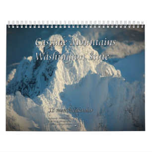 Cascade Mountains - Washington State Calendar