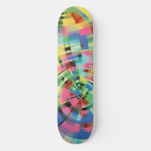 Cascade of Colors GREEN Skateboard