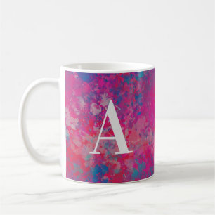 Cascade of Colour Red, Pink and Blues Coffee Mug