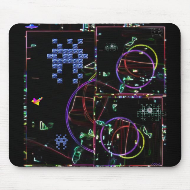 Cascade of Electronic Games Mouse Pad (Front)