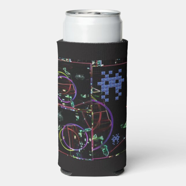 Cascade of Electronic Games Seltzer Can Cooler (Seltzer Back)