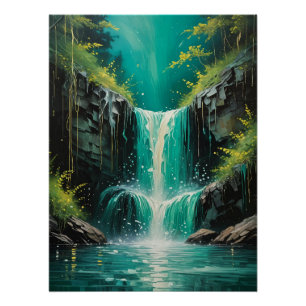 Cascade of Serenity Poster