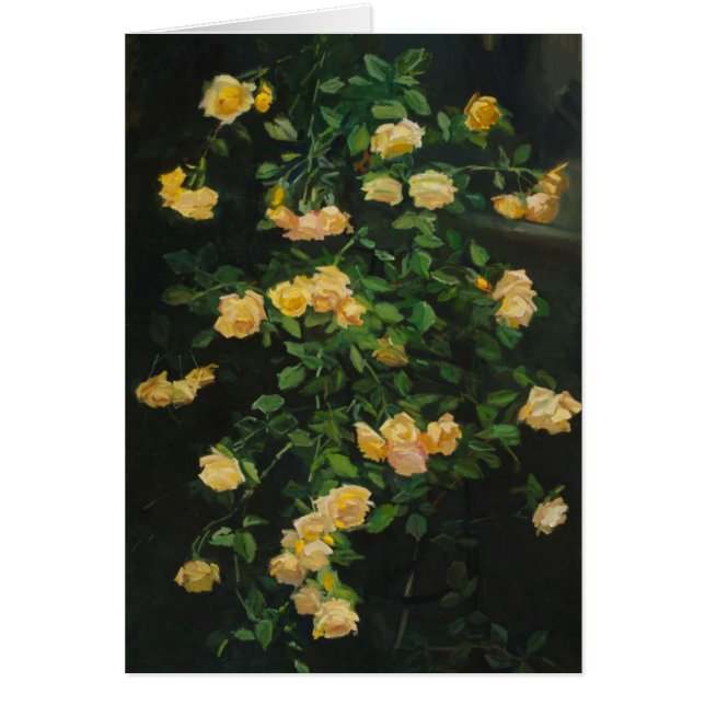Cascade of Yellow Roses (Front)
