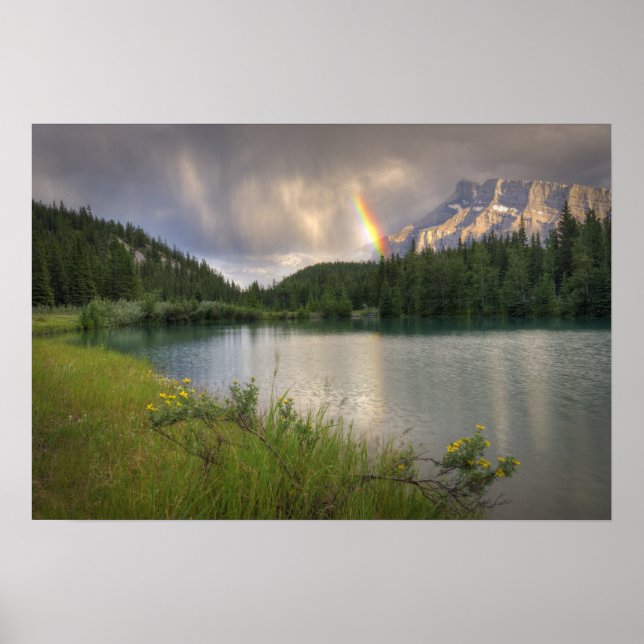 Cascade Ponds Rainbow Poster (Front)