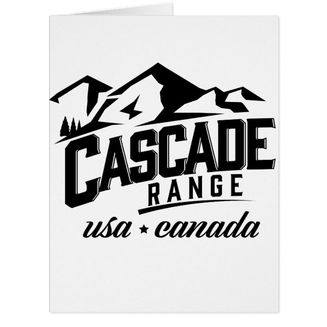 Cascade Range USA Canada logo. (Front)