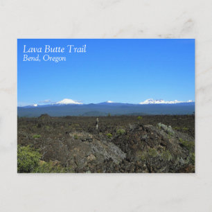 Cascades and Lava Rocks, Oregon Postcard