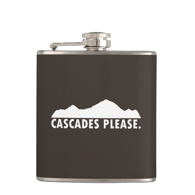 Cascades Please Hip Flask (Front)