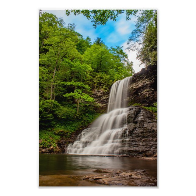 Cascades Waterfall in Virginia Photo Print (Front)