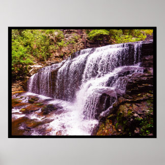 CASCADILLA GORGE ITHACA NEW YORK   POSTER