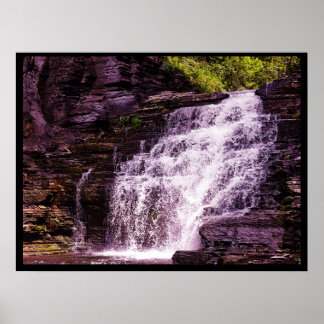 CASCADILLA GORGE ITHACA NEW YORK   POSTER