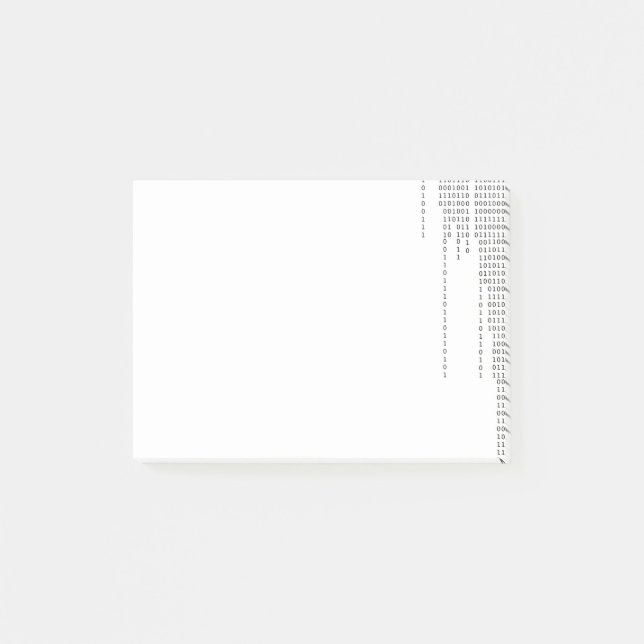 Cascading Binary Post-it Notes (Front)