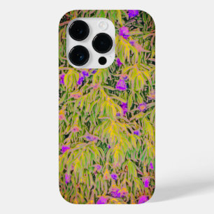 CASCADING PURPLE FLOWERS  AMID GREEN FOLIAGE Case-Mate iPhone 14 PRO CASE