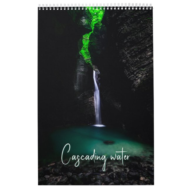 Cascading water calendars waterfalls (Cover)