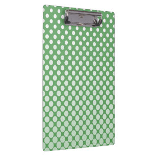 Cascading White circles on lime green Clipboard
