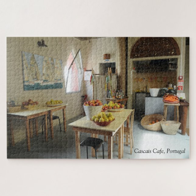 Cascais Cafe, Portugal Jigsaw Puzzle (Horizontal)