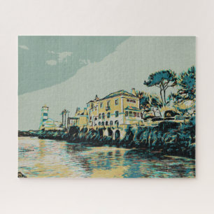 Cascais gift Portugal, Santa Marta Lighthouse Jigsaw Puzzle