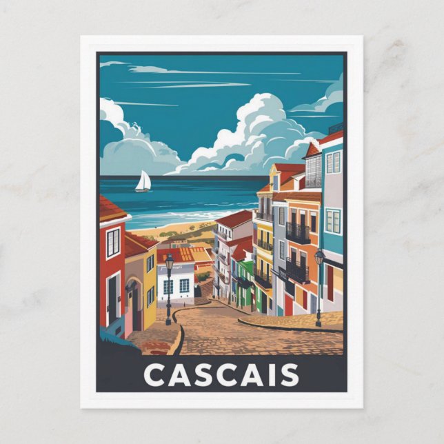 Cascais, Portugal Street Postcard (Front)